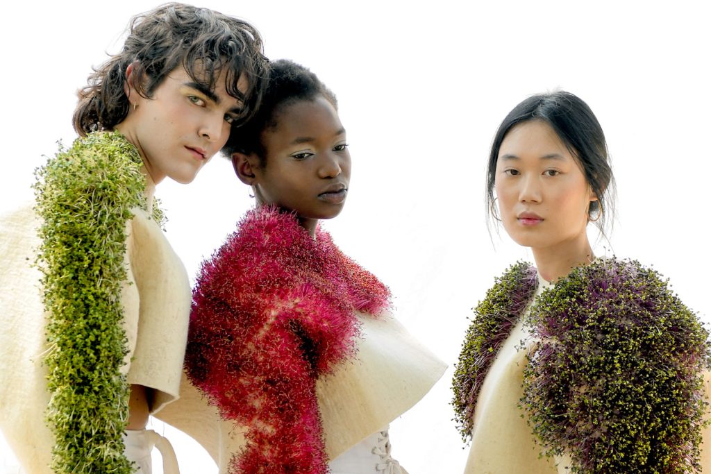 Grown clothes from the Naturaleza Simbiotica project