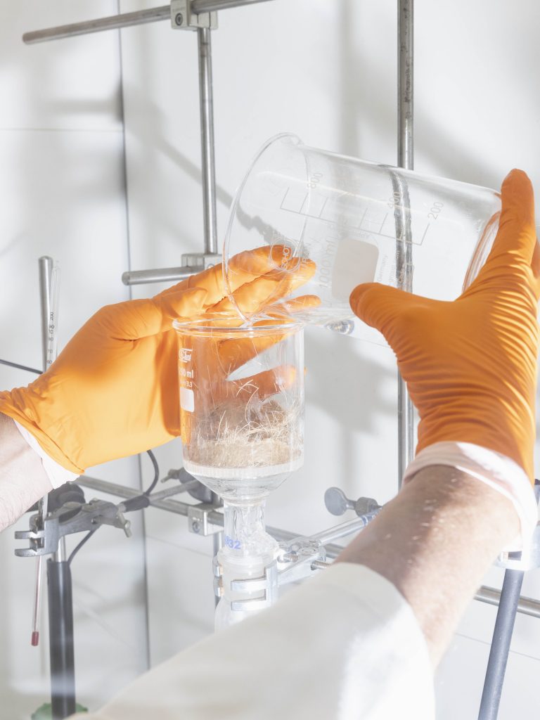 Working with ādara® material in the laboratory