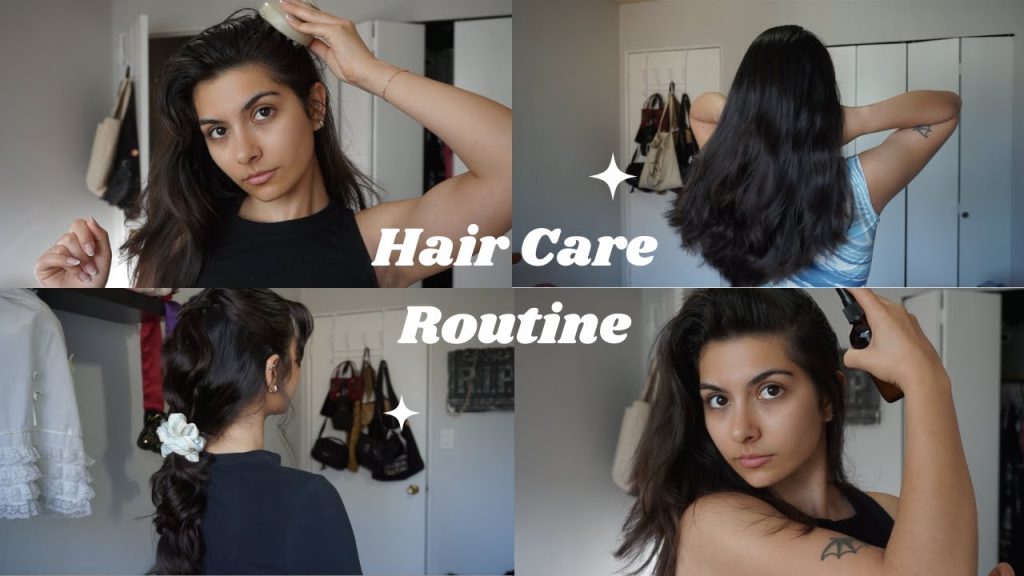 People sharing hair care routines online