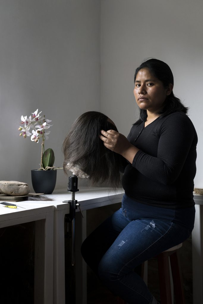 Juanabel in her workshop