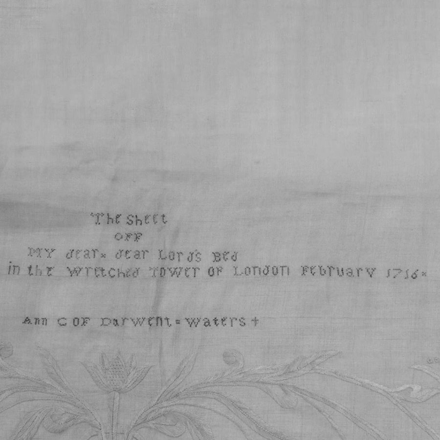A Widow’s Tribute: The Embroidered Sheet of James Radclyffe
