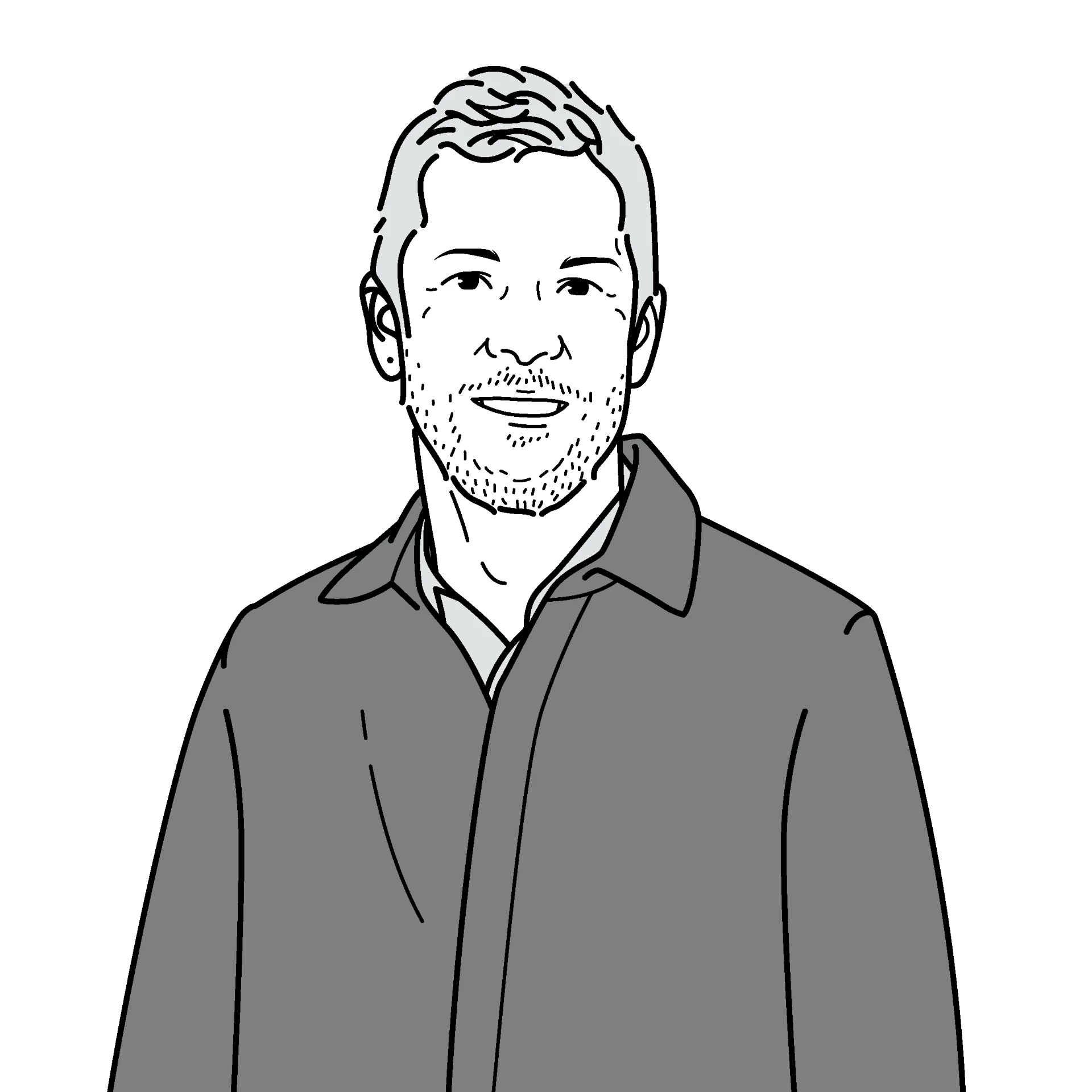 Illustrated portrait of Richard Engstrom