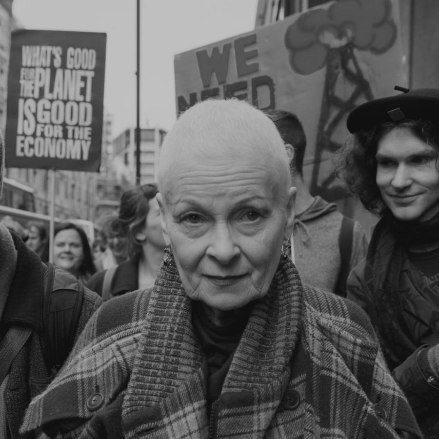 Vivienne Westwood’s Protest Against Climate Change